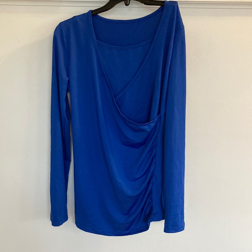 Blue nursing top size small